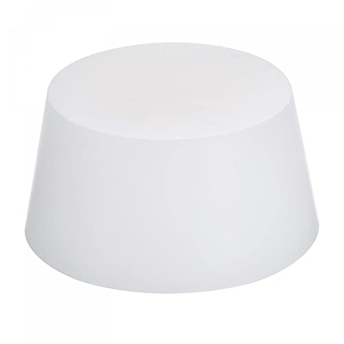Bouchon en silicone conique blanc 64mm de haute densité