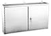 Hoffman A244808WFSSLP 2 Door Wall-Mounting NEMA 12 Enclosure, Stainless Steel Type 304, 24.00" x 48.00" x 8.00"