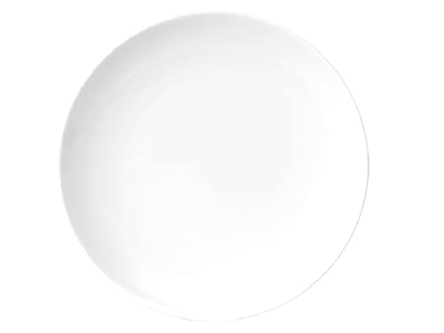 Jogo 8 Pratos Raso 27cm 2ª Linha Coup Porcelana Branca Germer