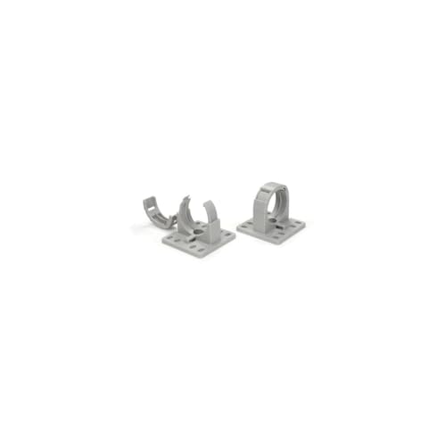 Supports de tuyau Gris 29 mm HellermannTyton en polyamide haute performance thermique - 2