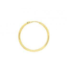 Créoles or AGAPIA 24 mm pour lobes sensibles sans risque de irritation