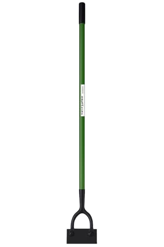 RANRHA Dutch Hoe Gardening Tool – Heavy Duty Garden Hoe with Carbon Steel Blade, Long Handle & Non-Slip PVC Grip for Garden Weeding, Soil Cultivation & Landscaping