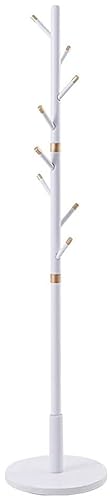 Porte-manteau moderne en bois naturel pour organiser le couloir et la chambre