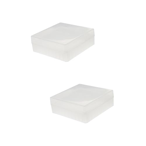 2pcs Box Tube Box Freezer Container Microtube Filler Clear Microcentrifuge Tube Racks Cryogenic Boxes Cryovial Storage Boxs Cryovial Vial Rack Transparent Pp NAMOARLY
