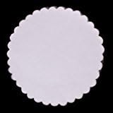 9" Tulle Organza Circles Wedding Favors Candy Net White 100 Pieces