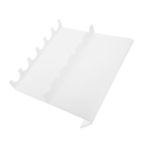 KICHOUSE 6 Pipette Holder Stand Z-Shaped Lab Rack Plastic Linear Pipettor Organizer for Laboratory