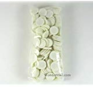White Mini Poker Chips 7/8in Bulk Approx. 500