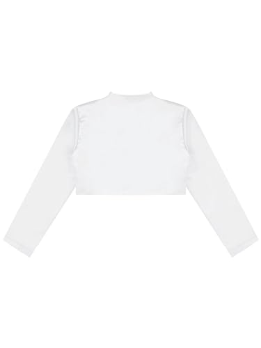 Kids Girls Long Sleeves Bolero Coat Shrug Crop Cardigans Dress Jacket for Party Wedding Pageant3