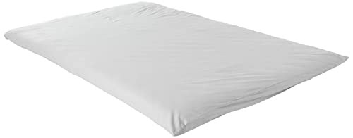 Diamond Patterned Traditional Japanese Futon Mattress Floor Mattress, Over 4 Inch Extra Thick Sleeping Bed for Floor, Roll Up Memory Foam Mattress Guest Mattress, Grey, Full