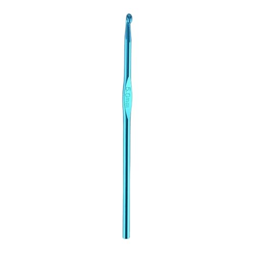 Image of ADW CRAFT'S Crochet Needle Single Size(12 Size Available)| 12 Pcs Crochet Needle Set||Aluminum Multicolor Crochet Hooks Needle|Crochet Needle|Crochet Needle Set | Crochet Needle Kit (5 mm / Single Pcs(Pack of 1))
