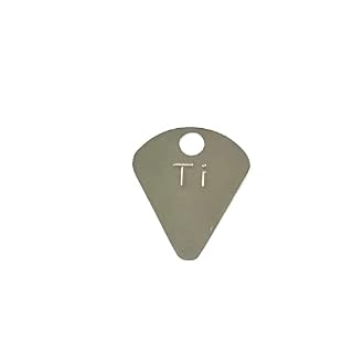 The Titan : Ensemble de médiators en titane (0,5 mm – Version 2), médiators en titane, médiators en métal (titane… - Les Beatles, Paul McCartney, John Lennon, RIngo Starr, George Harrison The Titan : Ensemble de médiators en titane (0,5 mm – Version 2), médiators en titane, médiators en métal (titane… – Image 4