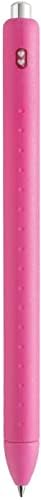 Newell Brands 10 x Papermate Gel Ink Pens Retractable Pen, Pink, 0.7mm Medium Nib - Loose in Plain Packaging