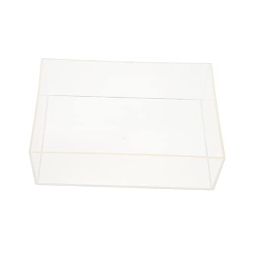 PRETYZOOM Box Tea Bag Storage Box Airtight Clear Tea Bag Organizer Canister Tea Bags Seasoning Holder Tea Organizer Seasoning Packet Holder Plastic Transparent re-usable