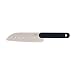 Trebonn - Santoku knife Black Edition, coltello Santoku da cucina, lama in acciaio inox giapponese 18 cm / 7". Manico soft-touch antiscivolo