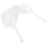 NUOBESTY Maniquí de Sujetador para Exhibición Femenina Mediano Semitransparente de Plástico, Soporte Ligero para Tienda de Ropa Interior y Boutique, Maniquí Colgante Versátil para Mostrar