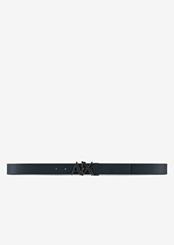 Armani Exchange Men's Reversible Logo Hinge Plate Belt2