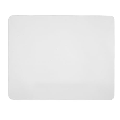 Tapis de souris en verre transparent haut de gamme de taille 30 x 36 cm