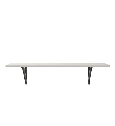 Image of COUCH CULTURE Flipko Engineered Wood Multipurpose Table Wall Mounted Finish Color - Frosty White | Multi-Purpose Study Table | Floating Office Table | 1 Year Warranty