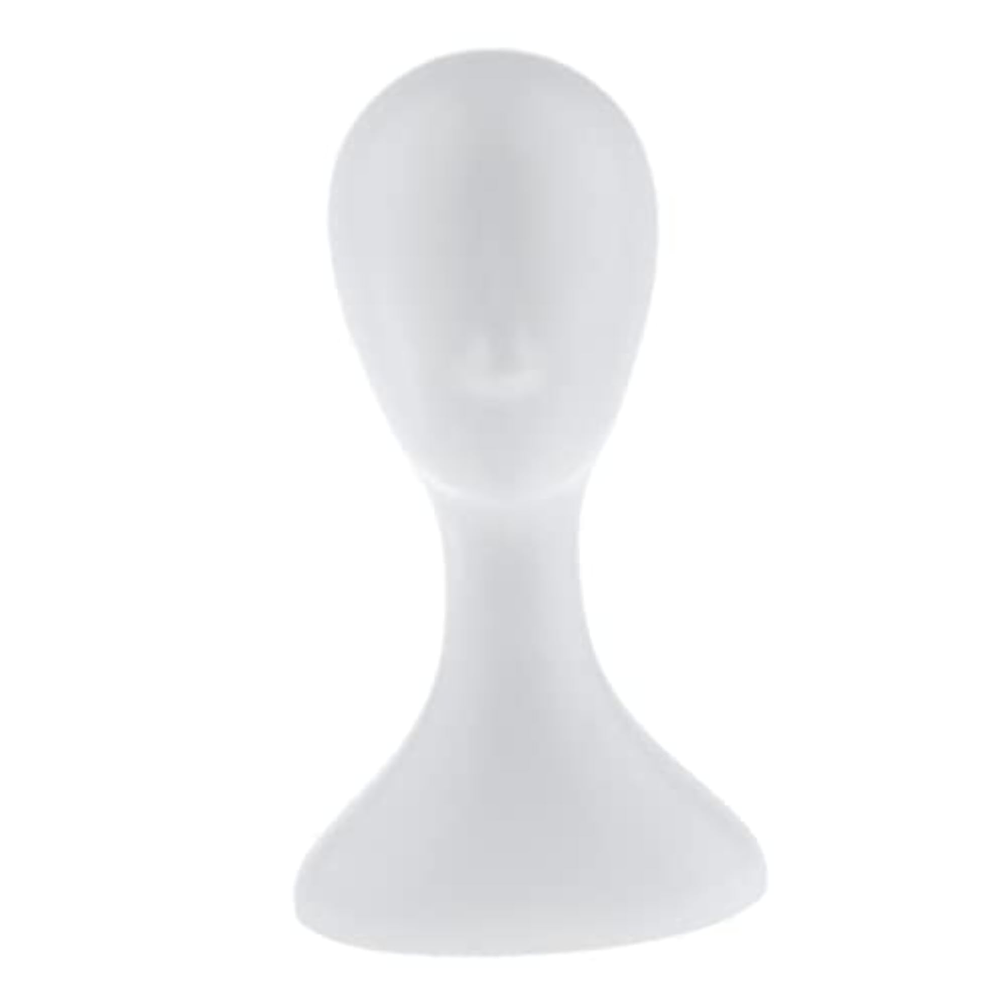 4x White Mannequin Head Display Stand for Wigs and Hats
