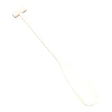 Menolana Wooden Canoe Paddle Boat Oar DIY Portable Kayak Outdoor Water Sports Canoeing Boating Lightweight Ergonomic Grip Boat Paddle, Round Tail