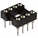 AR-08-HZL/01-TT, Conn DIP Socket SKT 8 POS 2.54mm Solder ST Thru-Hole Tube (25 Items)