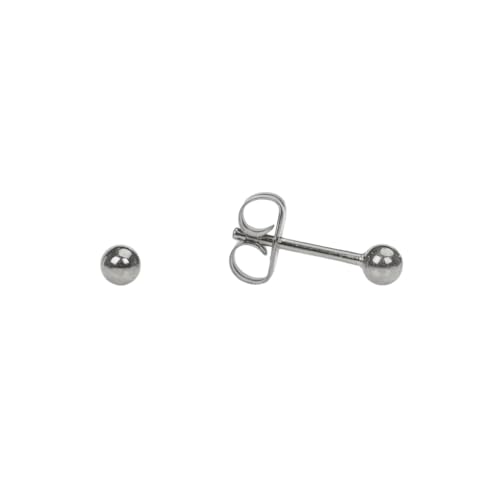 STUDEX Sensitive Ball Stud Earrings | Hypoallergenic and Nickel Safe for Sensitive Ears | High Fashion Earrings for Women and Men