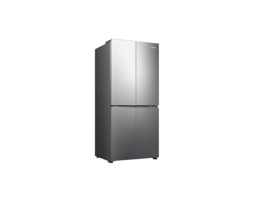 Hisense RQ5P470SEIE - Frigorifero americano a 4 porte, classe E, capacità 483 l, connettività WiFi, My Fresh Choice, Dual Tech Cooling, Multi-Air Flow, Inox
