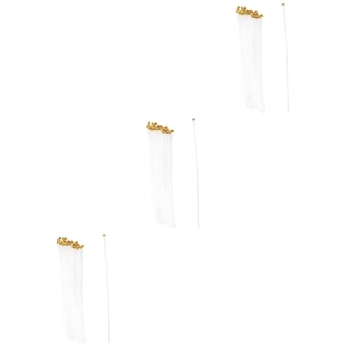 Toddmomy 600pièces Hampe Plastique pour Drapeaux Poteaux Stables pour Agiter Les Bannières Lors Événements Multi-usages