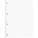 AIOR A4 4 trous recharge papier vierge en blanc, classeur à 4 anneaux 80 feuilles/160 pages pour carnet de notes rechargeable A4 carnet de croquis