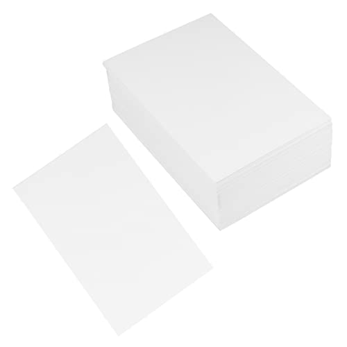 Tarjetas de notas y mensajes papel Kraft VILLCASE 100 piezas de escritura clásica