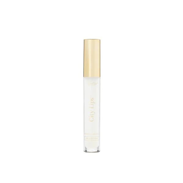 City Beauty City Lips Clear - Plumping Lip Gloss - Hydrate & Volumize - High Shine Lip Plumper - Hyaluronic Acid & Peptides Visibly Smooth Lip Wrinkles - Cruelty-Free