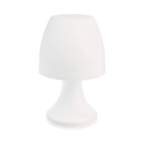 ATMOSPHERA CREATEUR D'INTERIEUR Lampe champignon à poser 19,5 cm - Blanc