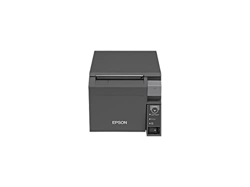 Epson c31cd38 a9801 Epson, tm-t70ii, Frontlader Thermo-Bondrucker, Ethernet (ub-e04) und USB, Epson Dark Gray, Netzteil inklusive, ABF Kabel, ersetzt c31cd38 a9971