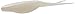 Zoom Bait Super Fluke JR Soft Plastic Bait-Pack of 10 (White Pearl)