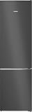 Siemens iQ500, Freistehende Kühl-Gefrier-Kombination mit Gefrierbereich unten, 203 x 60 cm, Gebürsteter schwarzer Stahl AntiFingerprint, KG39NAXAG