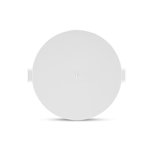 REV ISO-DOSENDECKEL 80mm ǀ 25 Stück Abdeckung für Unterputz-Steckdose ǀ Federdeckel für Abzweigdose ǀ Farbe: weiß