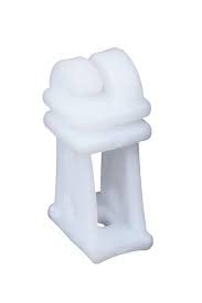 Farm Easy Heavy Plastic Insulator Used for Solar Zatka Machine Fencing with Clutch Wire Also Used for Fencing in Farm| Industrial Park| Garden| Home| School |White Heavy Plastic Insulator Pack of 50