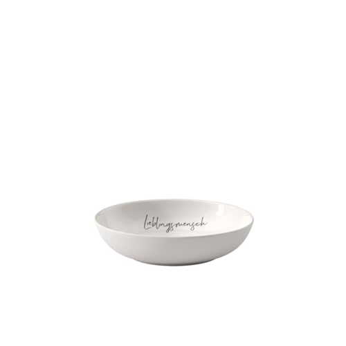 Villeroy & Boch - Statement Dessertschale 18,5 cm Weiß, Spülmaschinenfest, Mikrowellensicher, Kleine Schüssel, Schälchen, Schüssel für Müsli, Snacks oder Dips, Schale, Bol, Geschirr, Premium Porzellan