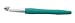 Produktbild Aluminium Häkelnadel "Waves" - Stärke 10,0mm - Griff: Jade-farbig