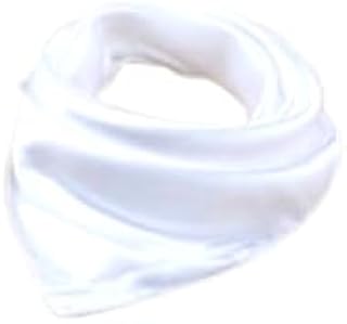 سكارف حرير ساتان سكيني 50 × 50 سم - ابيض