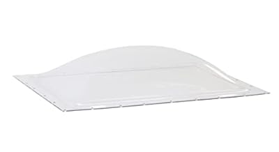 SCT RV Skylight Outer Dome, Clear - 14" x 22", Flange 17" x 25"