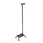 Stair Climbing Assist Cane Adjustable 85-105cm Half Step Stair Lifts Max Load 150kg with Anti-Slip Feet & Ergonomic Handle Aluminium Alloy 2-in-1 Walking Stick for Seniors Stair Aid