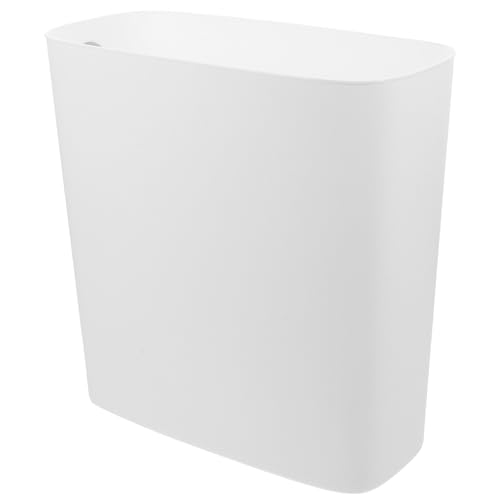 Poubelle en plastique blanc HEMOTON en PP solide haute résistance pour toute la maison