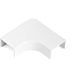 StarTech.com 20 Pack Cable Raceway L Connector for CBMCWD1911 - 90 Degree Right Angle - Flat L Type - Cable Management Accessories - Channel Raceway/Wiring Duct Fitting Lateral Elbow UL, TAA