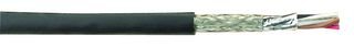Multiple Conductor Cable - Multi-Conductor - 2 Conductors - 18 AWG - 16/30 Conductor Strand - 300 V - ISO 10993-100.0' (30.5m) Length - Black.