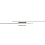 PRESDE 32in Dimmable LED Vanity Light Fixtures Modern Lighting for Bathroom Brushed Nickel （Cold Wh