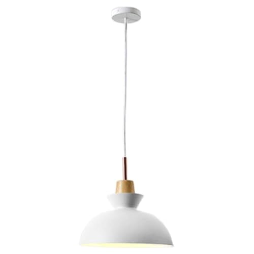 Lámpara de araña moderna de metal y madera para techo de comedor