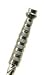 FLAT SILVER BOLO TIP