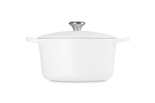 Image of Le Creuset Enameled Cast Iron Signature Deep Round Oven, 6.5 qt., White