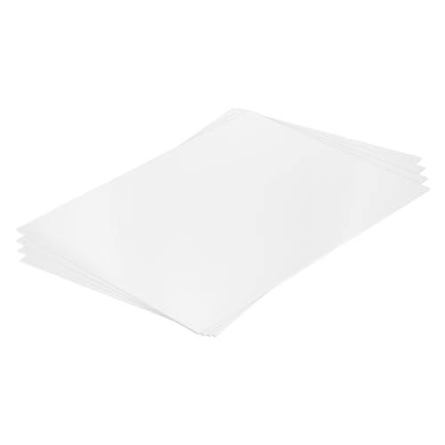 MECCANIXITY ABS Plastic Sheet 16 Inch x 12 Inch x 0.04 Inch ABS Styrene Sheets for Building Model DIY Crafts Panel White 4 Pcs